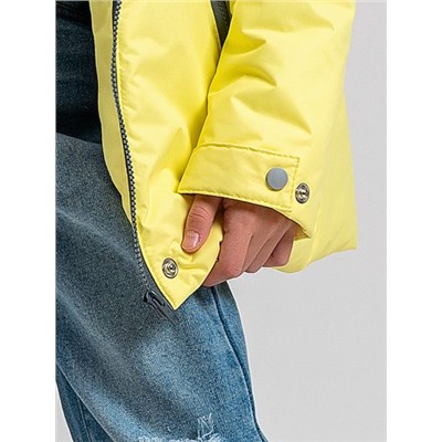 Куртка демисезонная для девочки Д-22 желтый