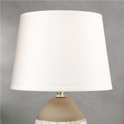 Лампа настольная 530226/1 E14 40Вт белый-серый 22х22х35 см