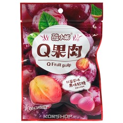 Мармелад со вкусом сливы Q Fruit Pulp, Китай, 28 г