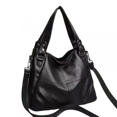 Женская кожаная сумка 1510 BLACK