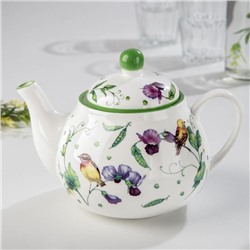 Чайник заварочный Доляна «Зелёный сад», 1 л, 21×13,5×14 см
