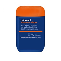Orthomol Vitamin C depo, Ортомол Витамин С для нормализации иммунной системы, таблетки, 100 шт.