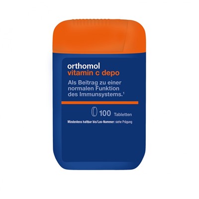 Orthomol Vitamin C depo, Ортомол Витамин С для нормализации иммунной системы, таблетки, 100 шт.