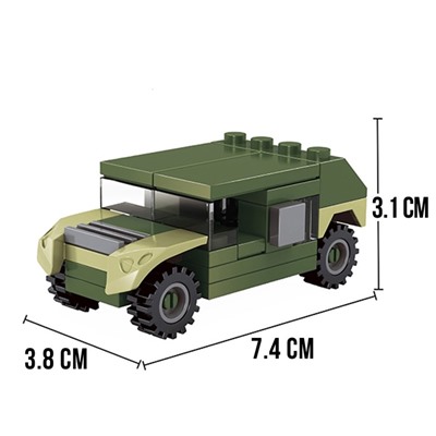 Конструктор Армия «Внедорожник», 32 детали