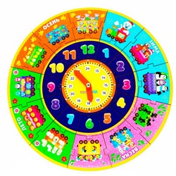 Обучающая игра «Часы-пазл. Путешествие во времени»