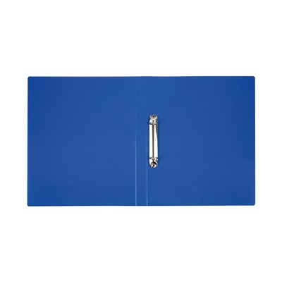 Папка на 2-х кольцах СТАММ 25мм, синяя (ММ-32173) 500мкм