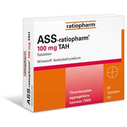 ASS-ratiopharm (Асс-ратиофарм) 100 mg TAH Tabletten 50 шт