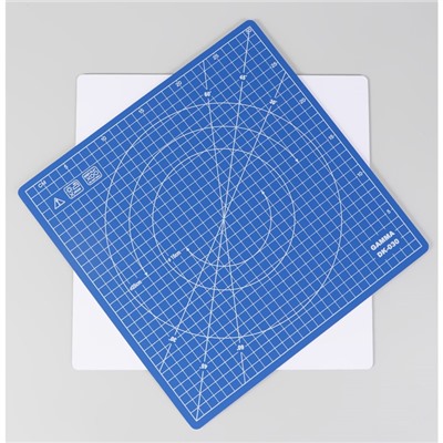 Вращающийся мат для резки, 30 × 30 см, цвет синий, DK-030