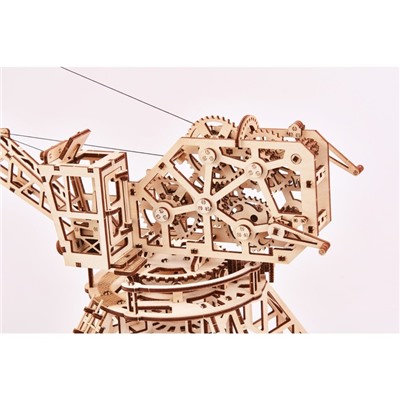 Механический 3D-пазл из дерева, Wood Trick, Кран