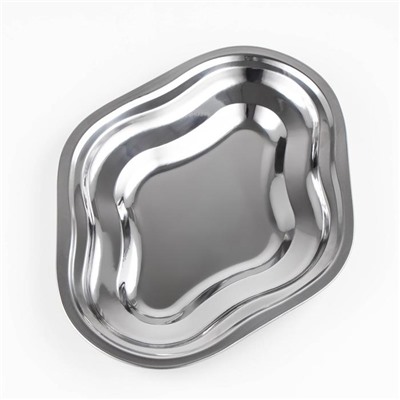 Поднос «Каньон», 34×27,5×3,6 см, цвет серебряный