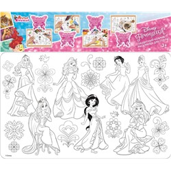 Коврик-раскраска Disney "Принцессы" 48*34см, многоразовый (03797) "Десятое королевство"