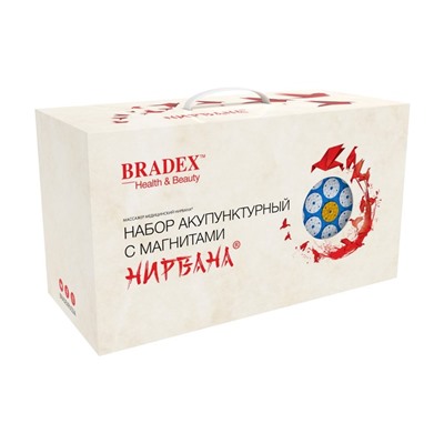Набор акупунктурный с магнитами Bradex «НИРВАНА»: подушка, коврик, сумка