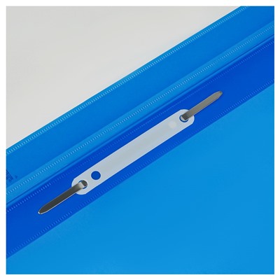 Скоросшиватель пластиковый А4 СТАММ, 120мкм, синий (MM-30711) с прозр. верхом