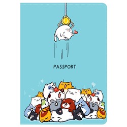 Обложка "Паспорт" MESHU "Meow Pize" (MS_55513) ПВХ