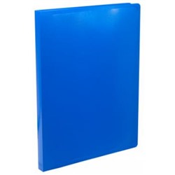 Папка-файл  40 -ECB40BLUE 0.5мм синяя (1497152) BURO {Россия}