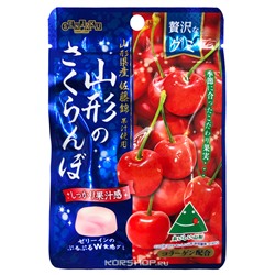Жевательный мармелад Yamagata Cherry Gummy со вкусом вишни Senjaku, Япония, 34 г Акция
