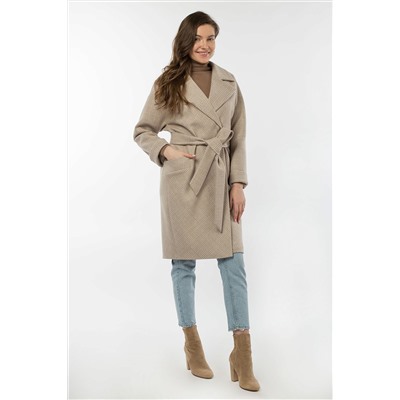 01-10551 Пальто женское демисезонное (пояс)