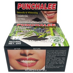 Растительная зубная паста с углем Punchalee, Таиланд, 25 г