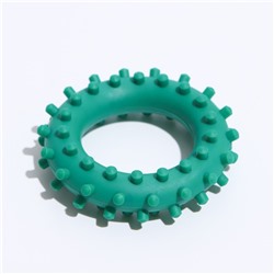 Игрушка "Кольцо с шипами №1", 6,1 см, зелёная
