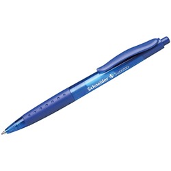 Ручка шар. автомат. Schneider "Suprimo" (135603) синяя, 1мм, синий тонированный корпус, грип
