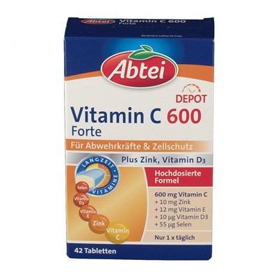 Abtei (Абтай) Vitamin C 600 42 шт