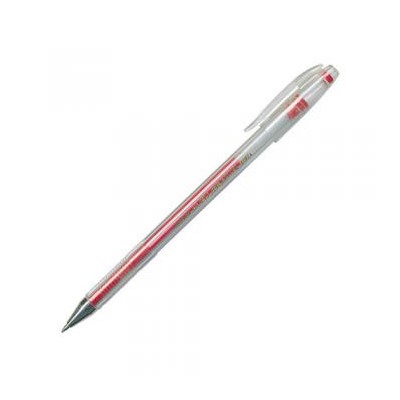 Ручка гелевая "Crown" 0.5мм красная HJR-500B Crown {Корея}
