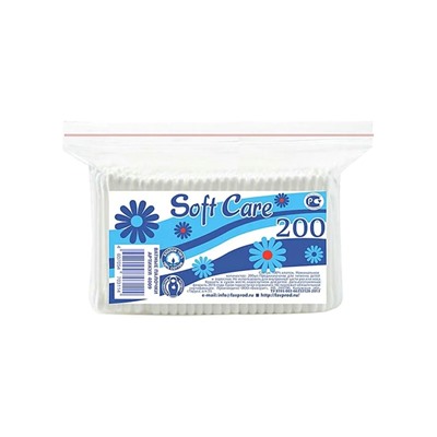 Ватные палочки Soft Care 200шт