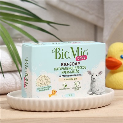 Мыло-крем детское BioMio BABY CREAM-SOAP, 90 г