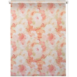 Рулонная штора «Пионы», 50 х 175 см, цвет розовый