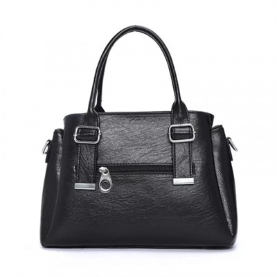 Женская кожаная сумка 3606 BLACK