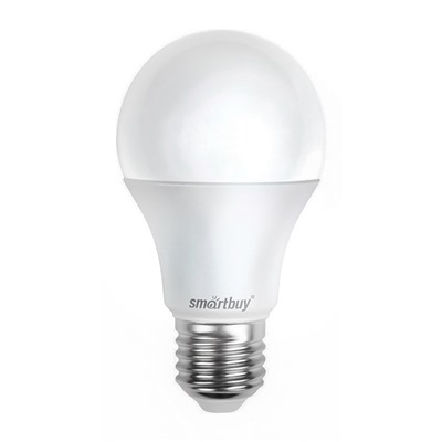 Лампа светодиодная, E27, A60,  9Вт, 4000К "Smartbuy" нейтральный белый свет