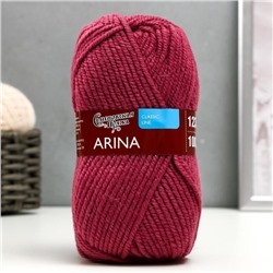 Пряжа Arina (АринаПШ) 50% шерсть, 50% акрил 123м/100гр (51 брусничн.)