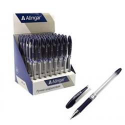 Ручка шариковая 0.7мм "Maxriter" синяя, грип AL767 Alingar {Китай}