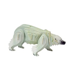 Модель деревянная сборная «Белый медведь»