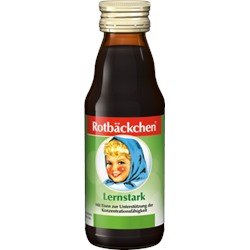 Rotbäckchen Lernstark Сок в Компактной Упаковке с Комплексом Витаминов В1 и В2, Цинком и Биотином для Улучшения Обмена Веществ, 125 мл