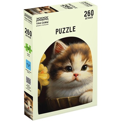 Puzzle ТРИ СОВЫ  260 элементов "Пушистик" (ПК260_54632)