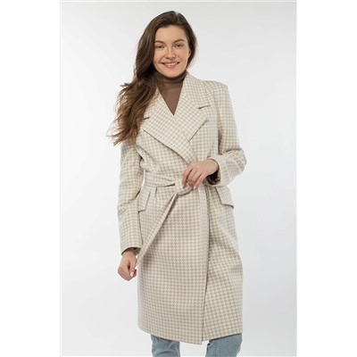 01-10570 Пальто женское демисезонное (пояс)