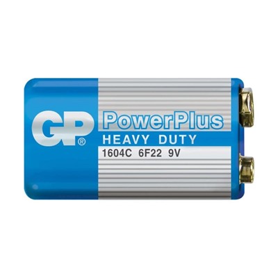 Батарейка 6F22 "GP PowerPlus", без блистера