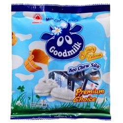 Жевательные конфеты со вкусом молока Goodmilk Haiha, Вьетнам, 80 г