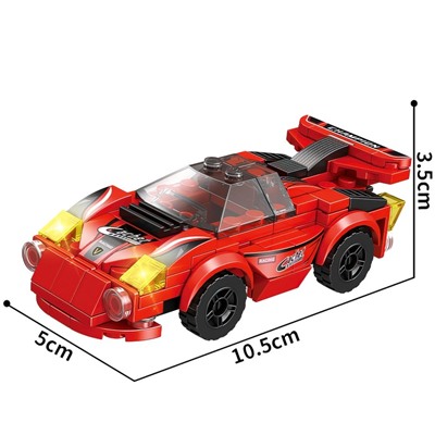 Конструктор Гонка «Спорткар», 105 деталей