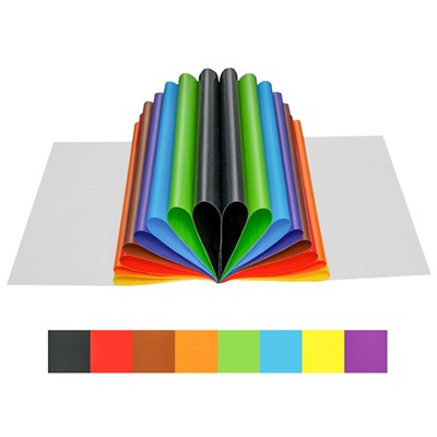 Цветная бумага ArtSpace А4 16л. 8цв., двухсторонняя, мелованная "Слон" (Нб16-8мдв_28800)