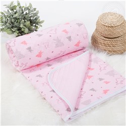 Одеяло-покрывало детское - Мишки-малышки розовый