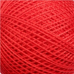 Нитки для вязания Ирис 100% хлопок 25 гр 150 м цвет 0810 красный