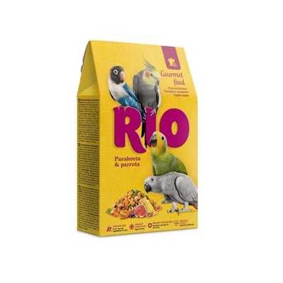 Корм RIO "Гурмэ" для средних и крупных попугаев, 250 г
