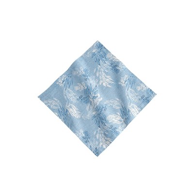 Штора на ленте Azure, размер 145х270 см, цвет голубой