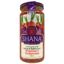 Морковный джем с шафраном Shana, Иран, 310 г