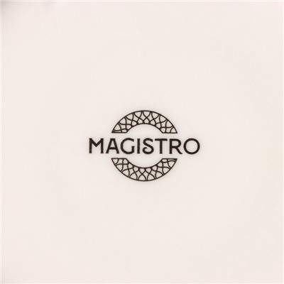 Блюдо прямоугольное Magistro «Паутина», 35,7×25,6×3,1 см