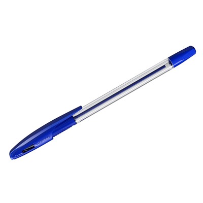 Ручка шар. СТАММ "Орбита 150" (РШ-31669) синяя 0.7мм, на масляной основе, прозрачный корпус