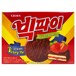 Клубничные пирожные Vic Pie Crown, Корея, 216 г Акция