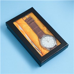 Набор подарочный 2в1 (ручка, часы), микс